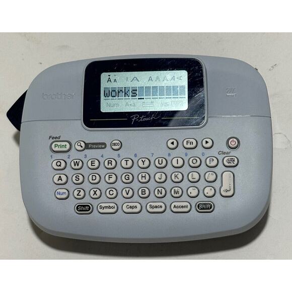 Brother Label Maker Pt-M95 P-Touch GUC - Picture 4 of 8